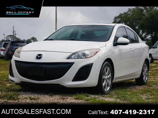 White 2011 Mazda MAZDA3 Sedan Front-Wheel Drive Automatic