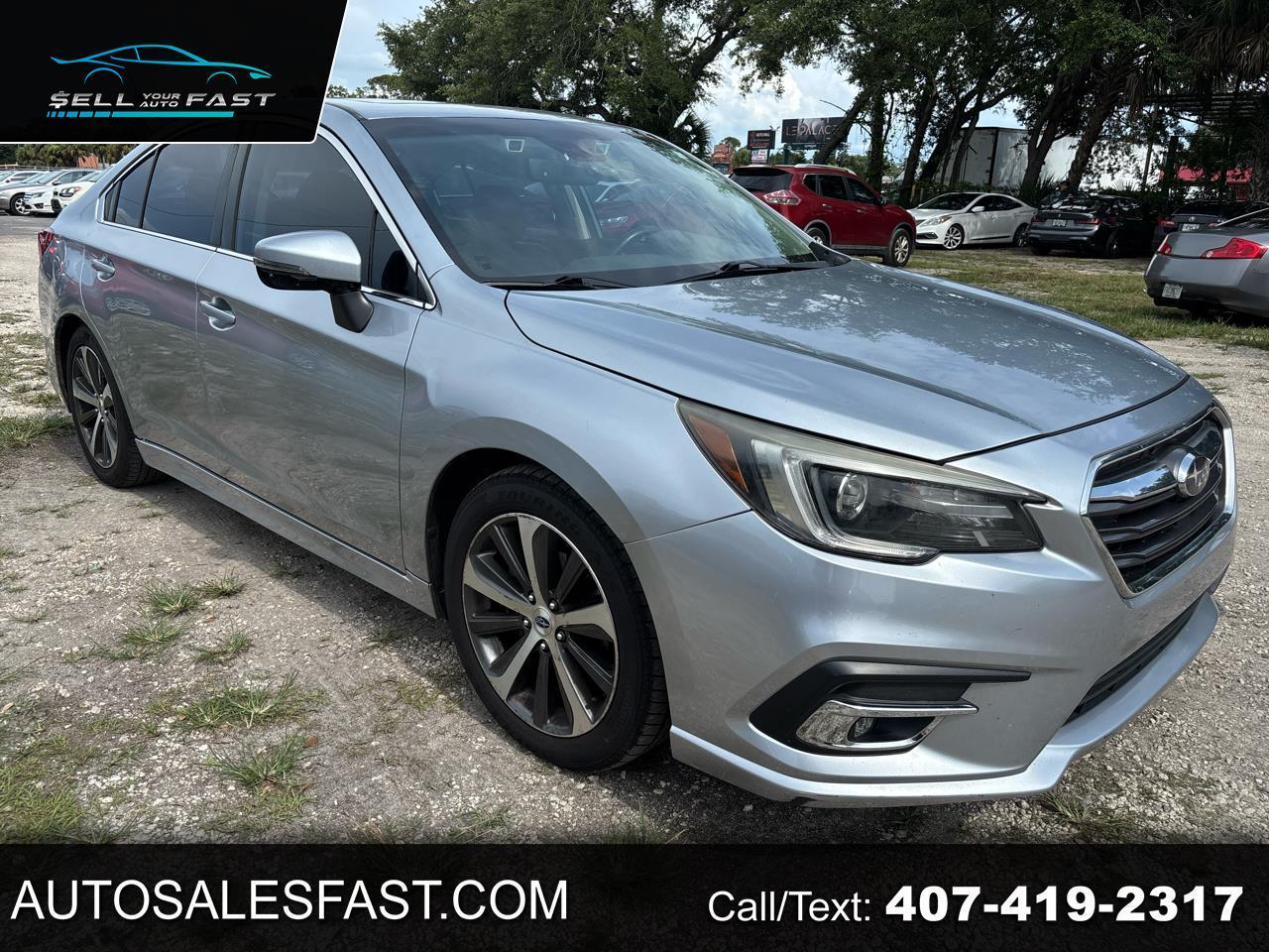 Silver 2019 Subaru Legacy Sedan All-Wheel Drive Continuously Variable Transmission
