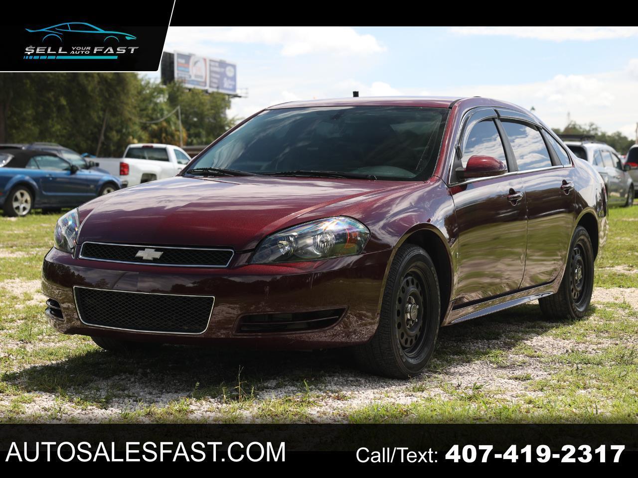 Red (MAROON) 2009 Chevrolet Impala Sedan Front-Wheel Drive Automatic
