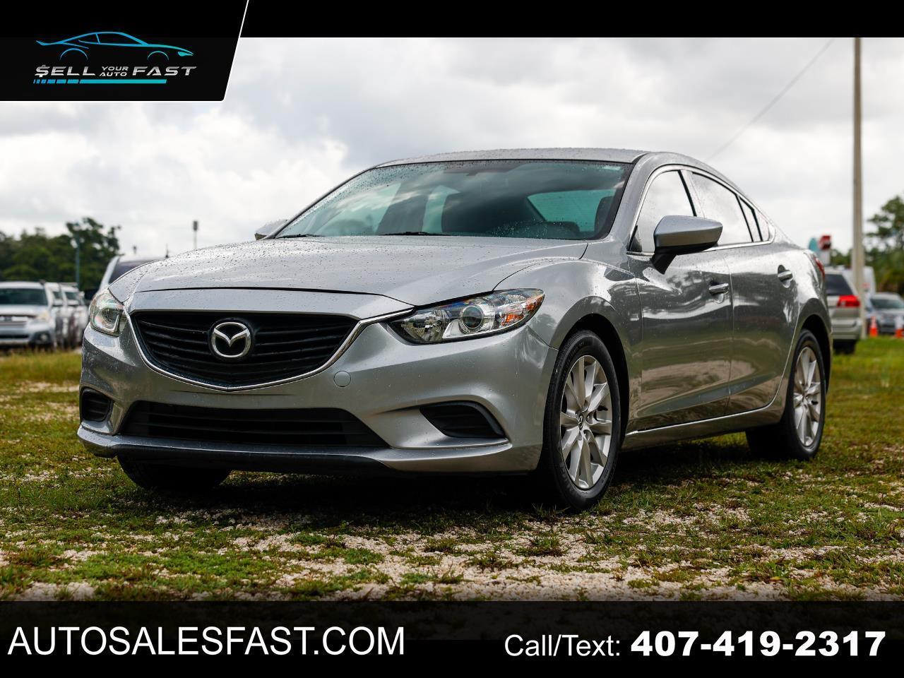 Silver 2015 Mazda MAZDA6 Sedan Front-Wheel Drive Automatic