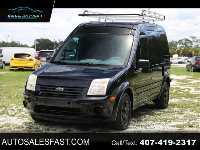 Black 2011 Ford Transit Connect Van Front-Wheel Drive Automatic