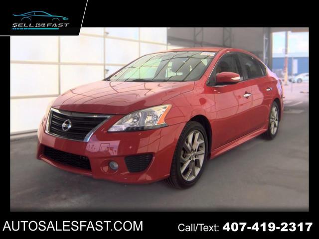 Red 2015 Nissan Sentra Sedan Front-Wheel Drive Continuously Variable Transmission