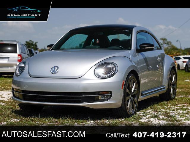 Silver 2013 Volkswagen Beetle Hatchback Front-Wheel Drive Automatic