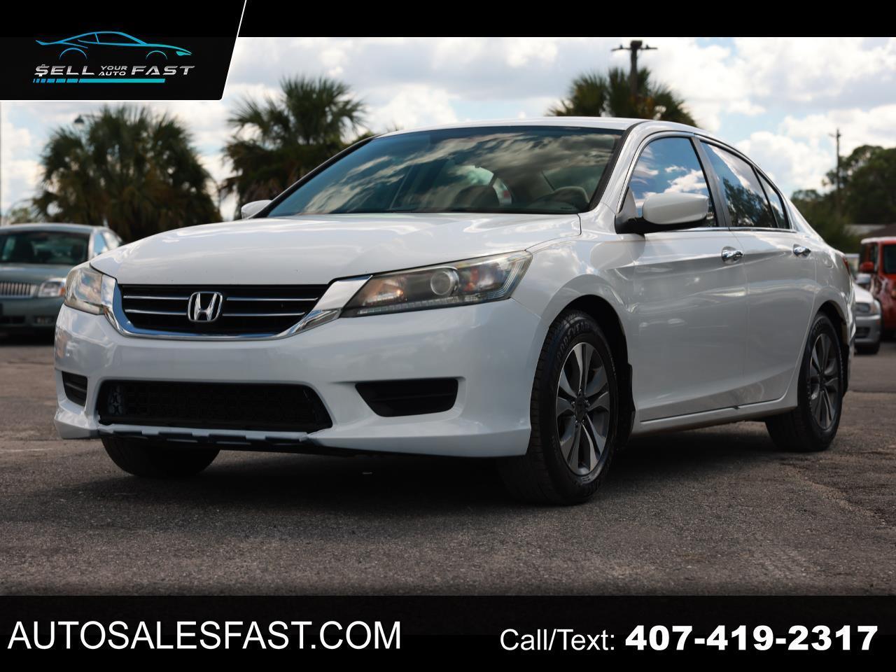 2013 Honda Accord Sdn LX 4DR SEDAN FWD