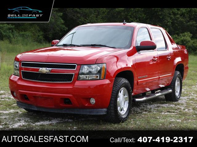 Red 2008 Chevrolet Avalanche Pickup Truck Four-Wheel Drive Automatic