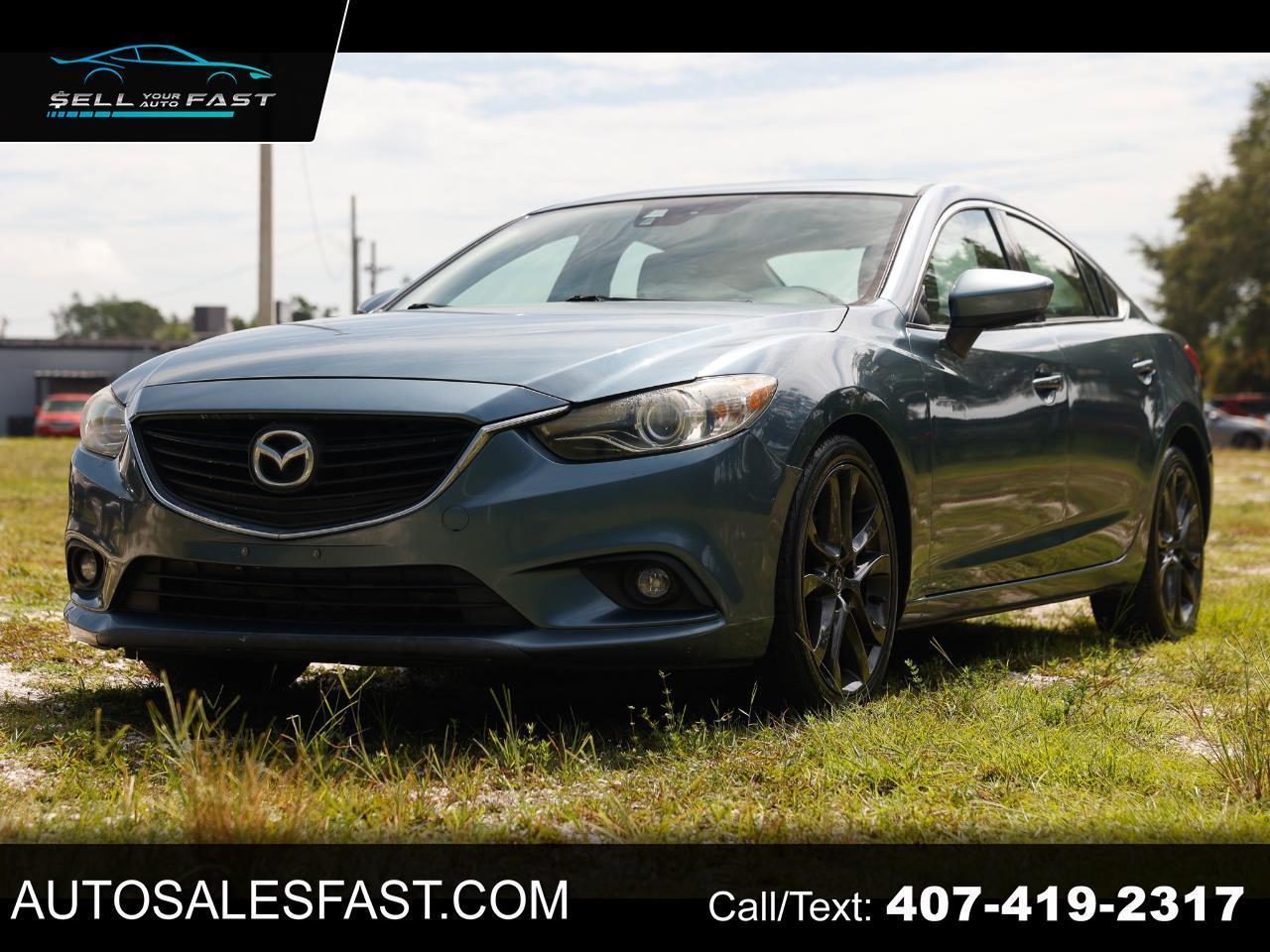 Gray 2014 Mazda MAZDA6 Sedan Front-Wheel Drive Automatic
