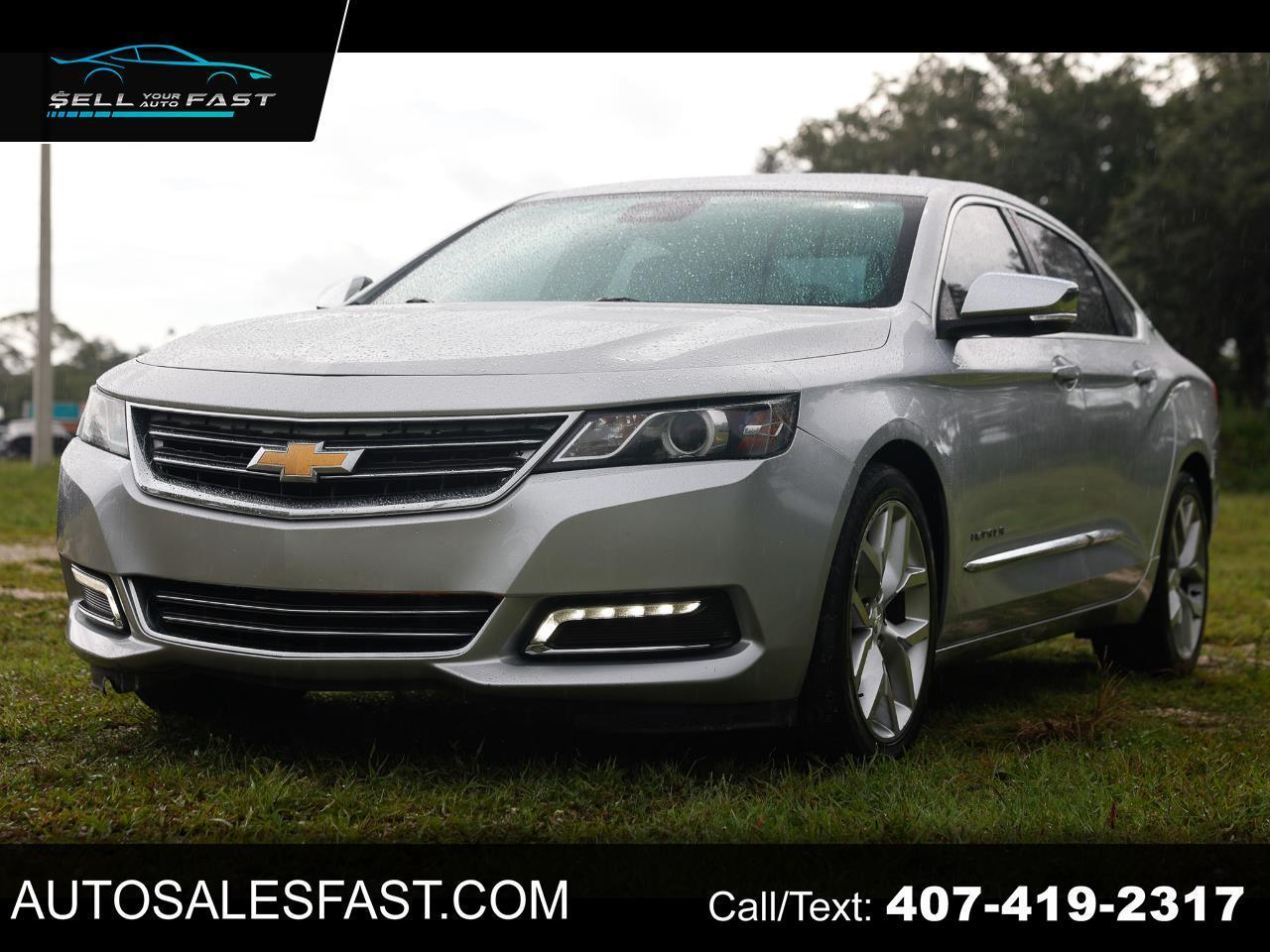 Silver 2016 Chevrolet Impala Sedan Front-Wheel Drive Automatic