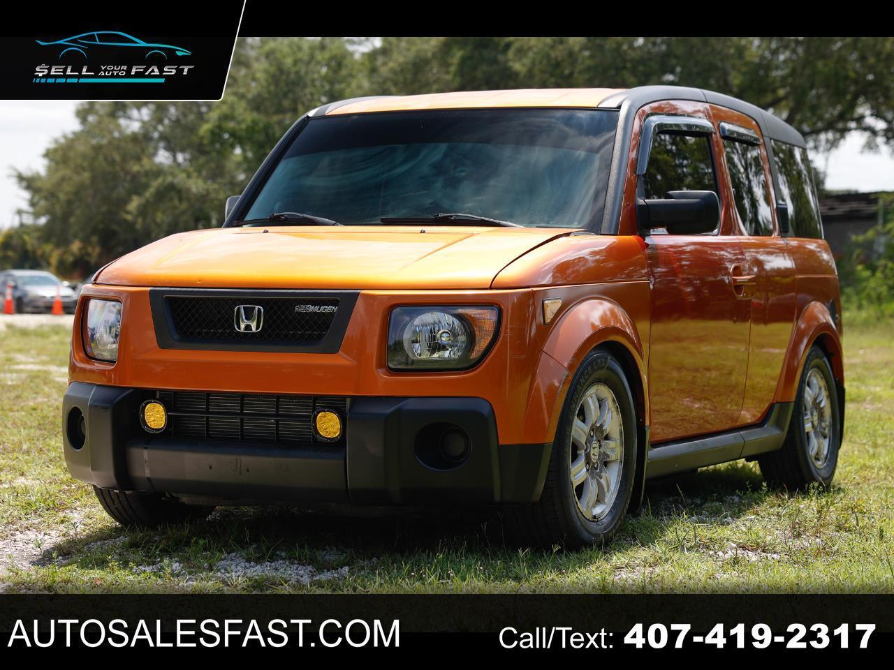 Orange 2006 Honda Element SUV / Crossover All-Wheel Drive Automatic