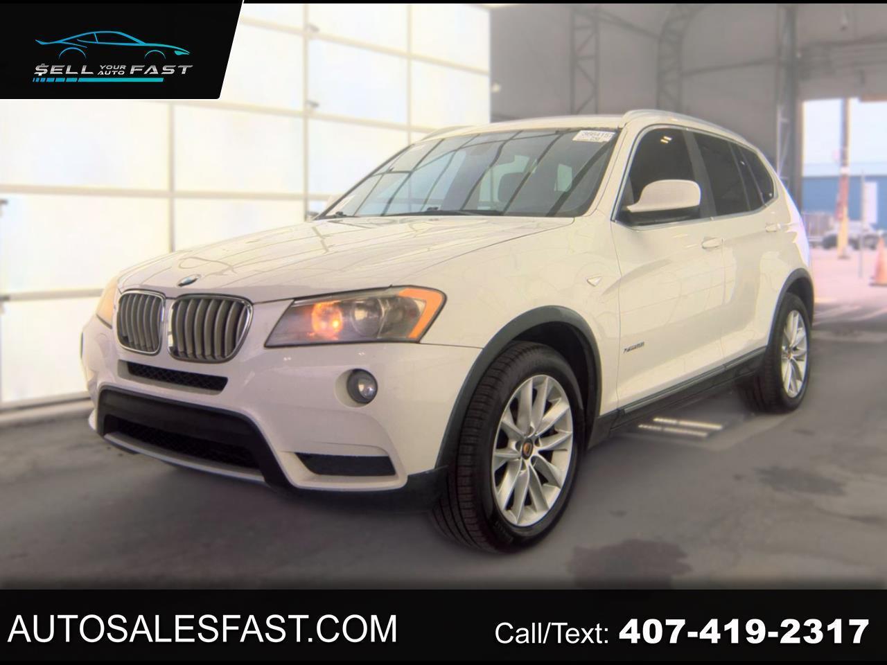 2011 BMW X3 XDRIVE28I 4DR SUV AWD