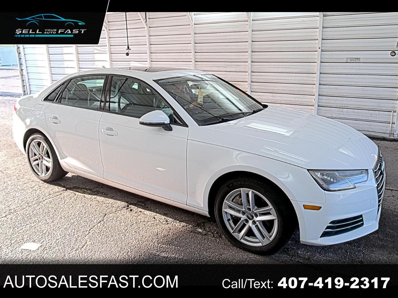 2017 Audi A4 PREMIUM 4DR SEDAN AWD