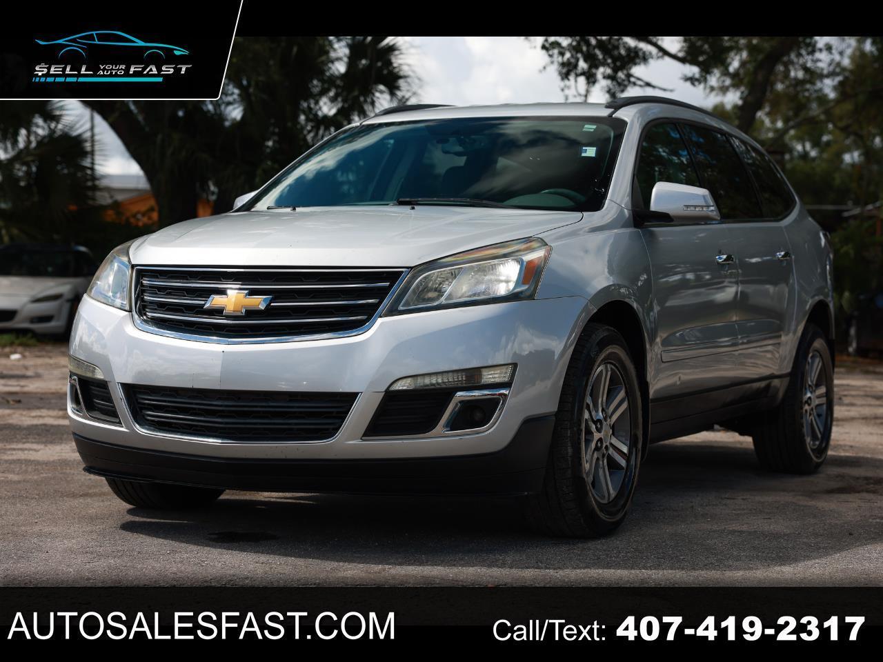 Silver 2015 Chevrolet Traverse SUV / Crossover Front-Wheel Drive Automatic