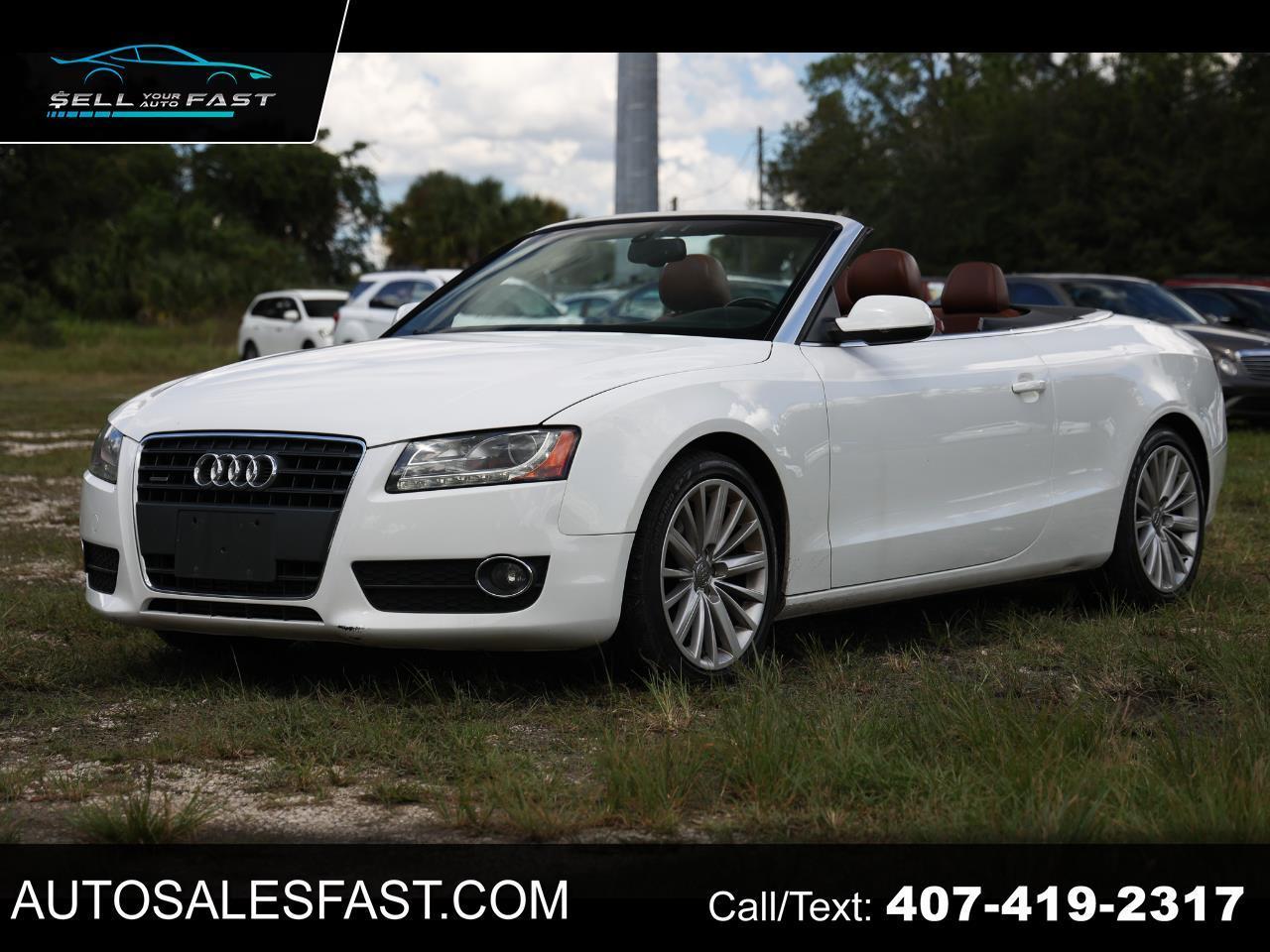 2011 Audi A5 PREMIUM PLUS 2DR CONVERTIBLE AWD