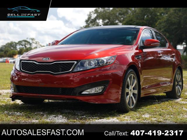 Red 2013 Kia Optima Sedan Front-Wheel Drive Automatic