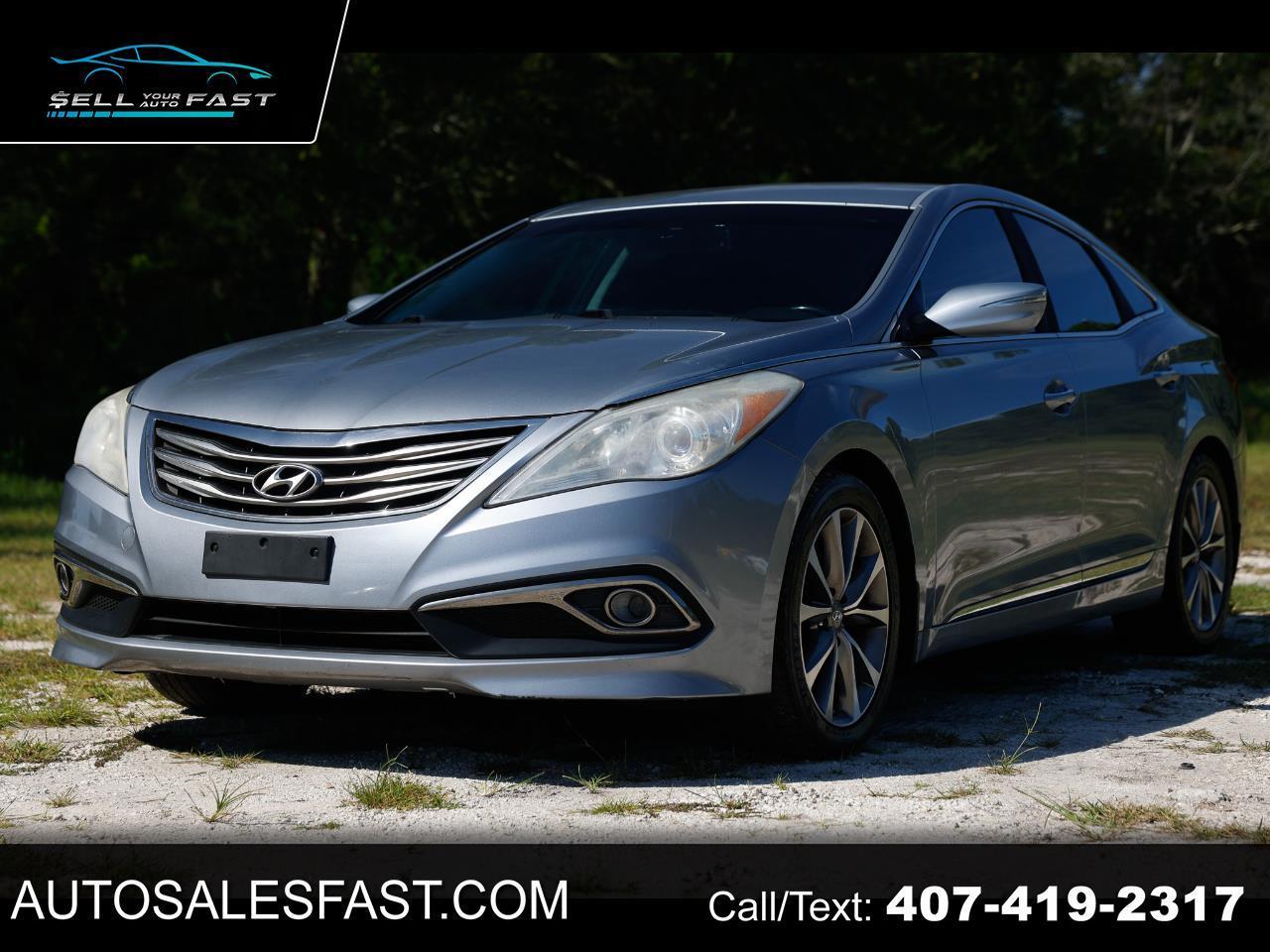 Gray 2015 Hyundai Azera Sedan Front-Wheel Drive Automatic