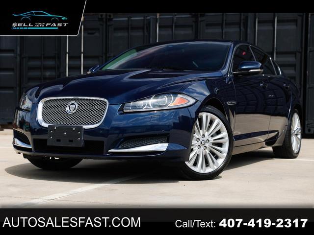 Blue 2012 Jaguar XF Sedan Rear-Wheel Drive Automatic