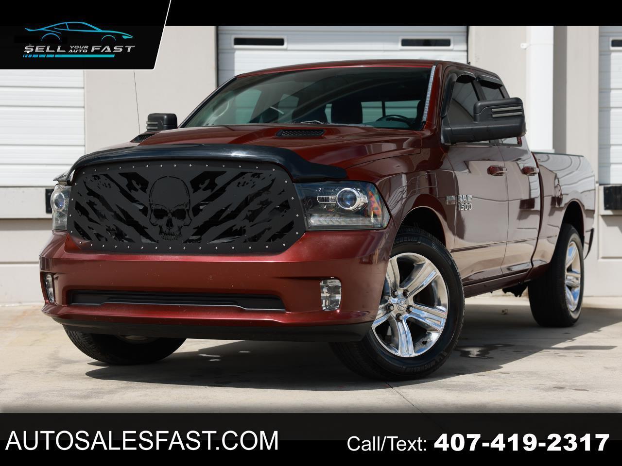 2017 RAM 1500 SPORT EXTENDED BED 4DR TRUCK RWD