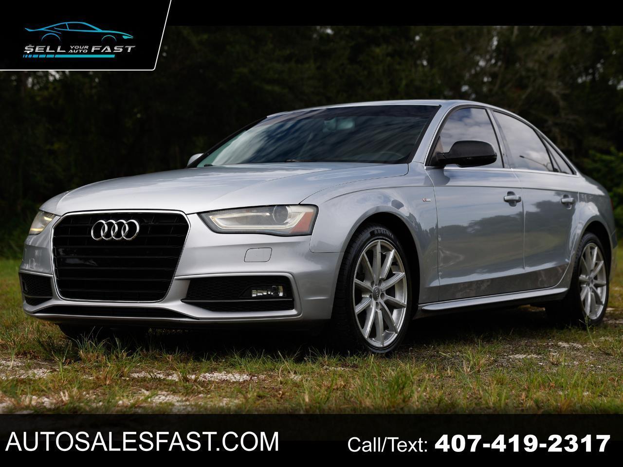 2016 Audi A4 PREMIUM S-LINE 4DR SEDAN FWD