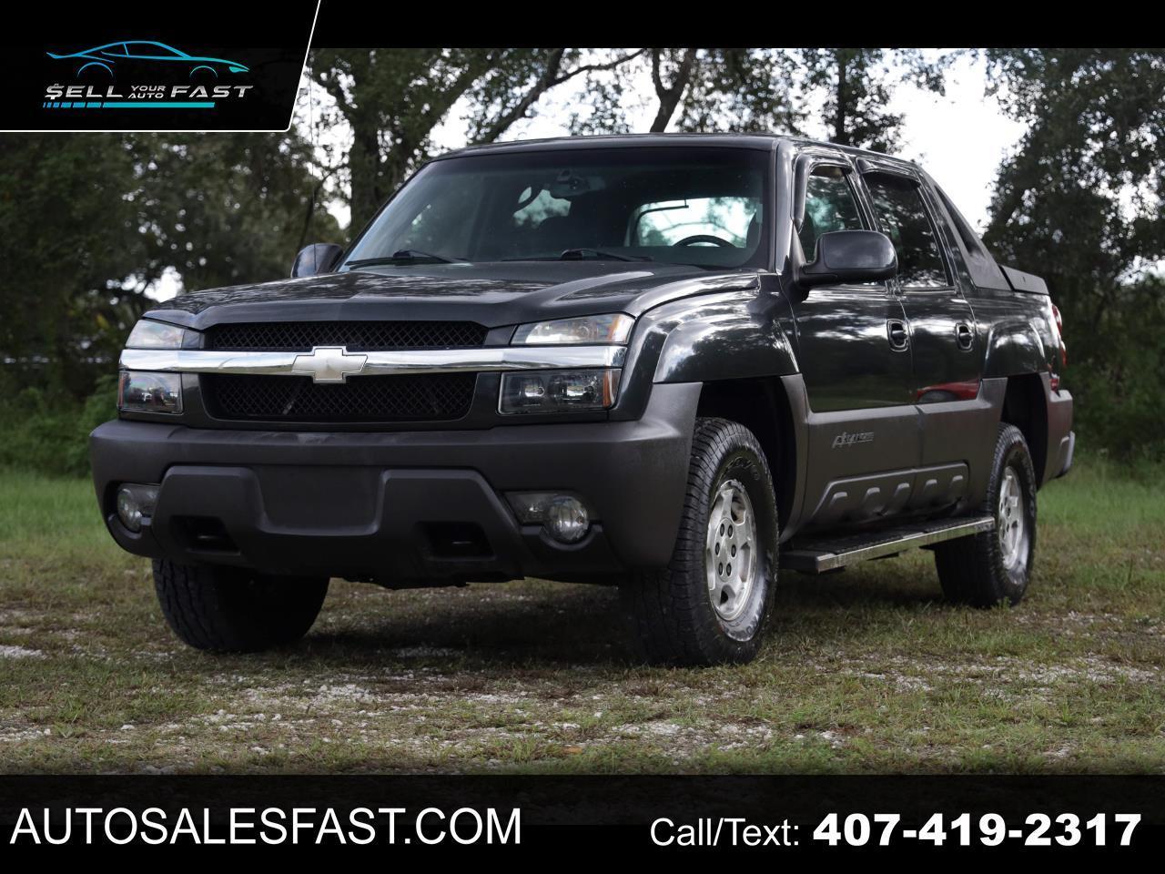 Gray 2003 Chevrolet Avalanche Pickup Truck Four-Wheel Drive Automatic