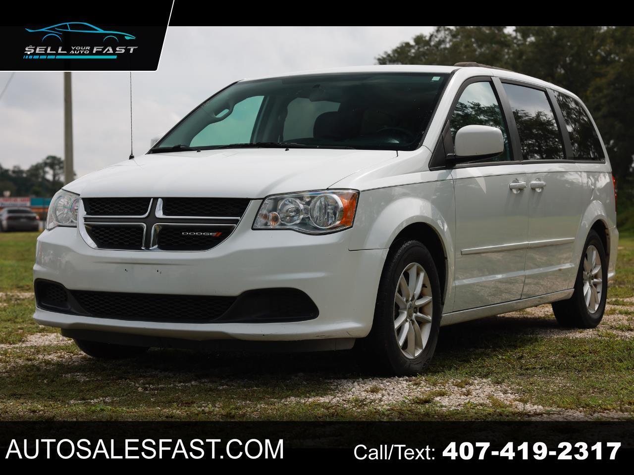 2016 Dodge Grand Caravan SXT 4DR MINIVAN FWD
