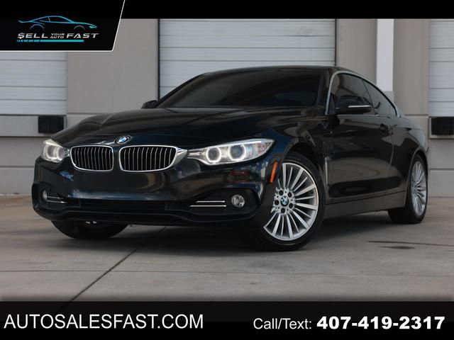 Black 2014 BMW 4 Series Coupe Rear-Wheel Drive Automatic