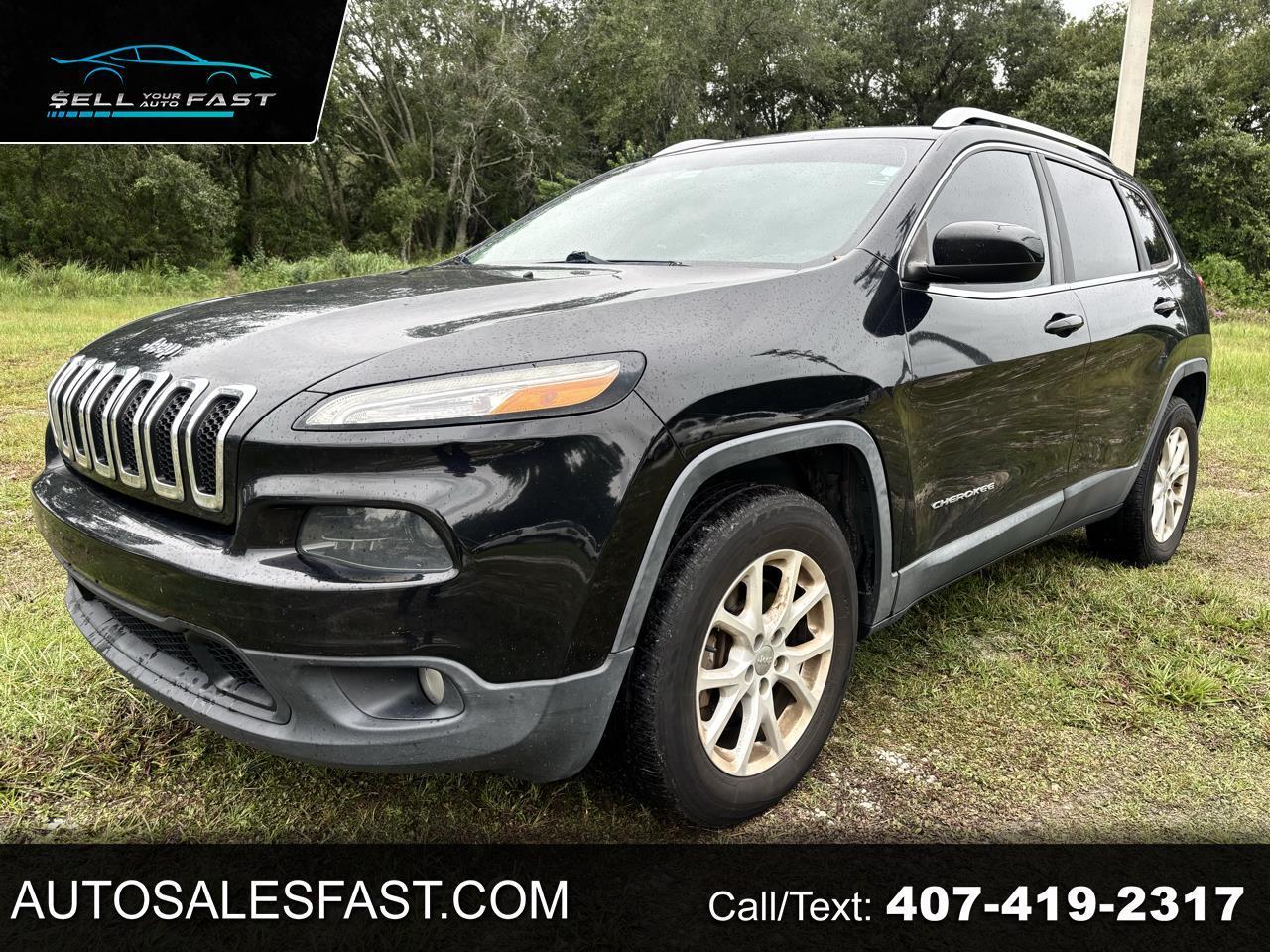 Black 2014 Jeep Cherokee SUV / Crossover Four-Wheel Drive Automatic