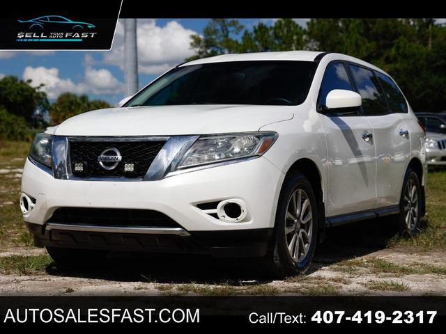 White 2014 Nissan Pathfinder SUV / Crossover Front-Wheel Drive Continuously Variable Transmission