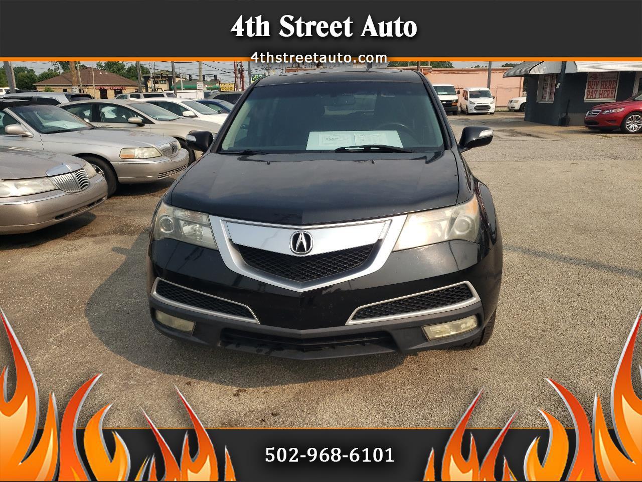 2012 Acura MDX 6-Spd AT w/Tech Package