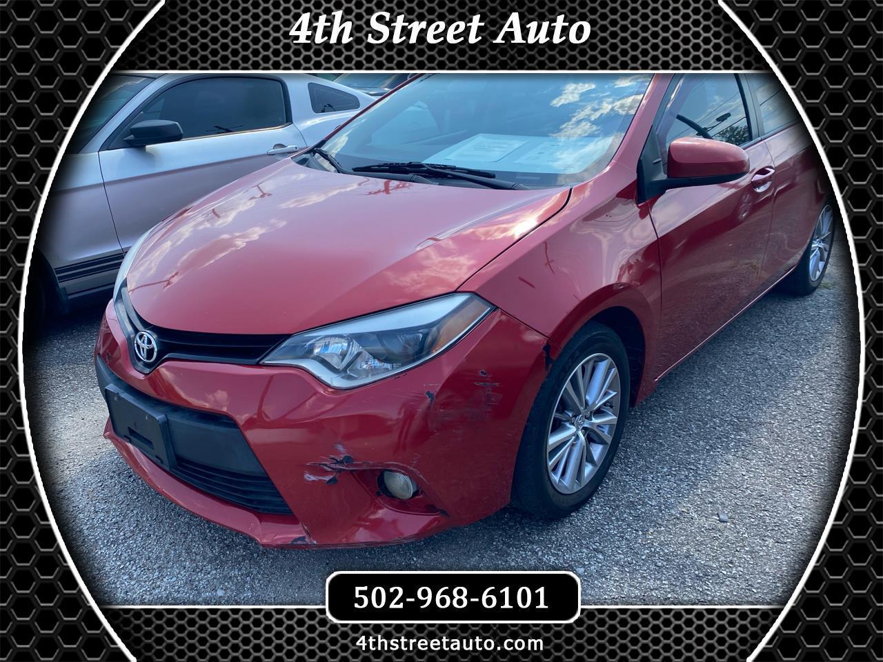 Toyota Corolla S Premium CVT 2014