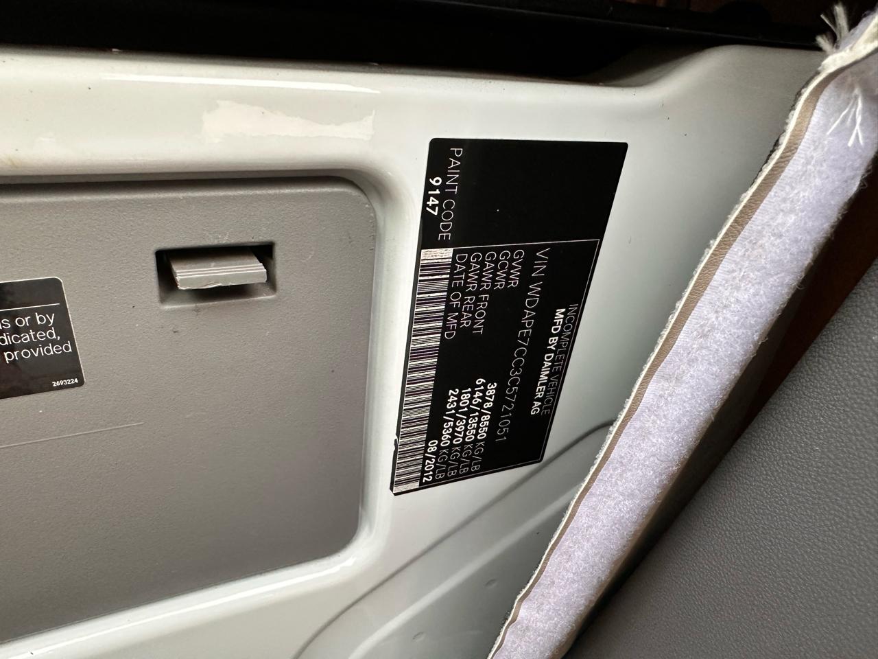 Mercedes-Benz Sprinter 2500 2013