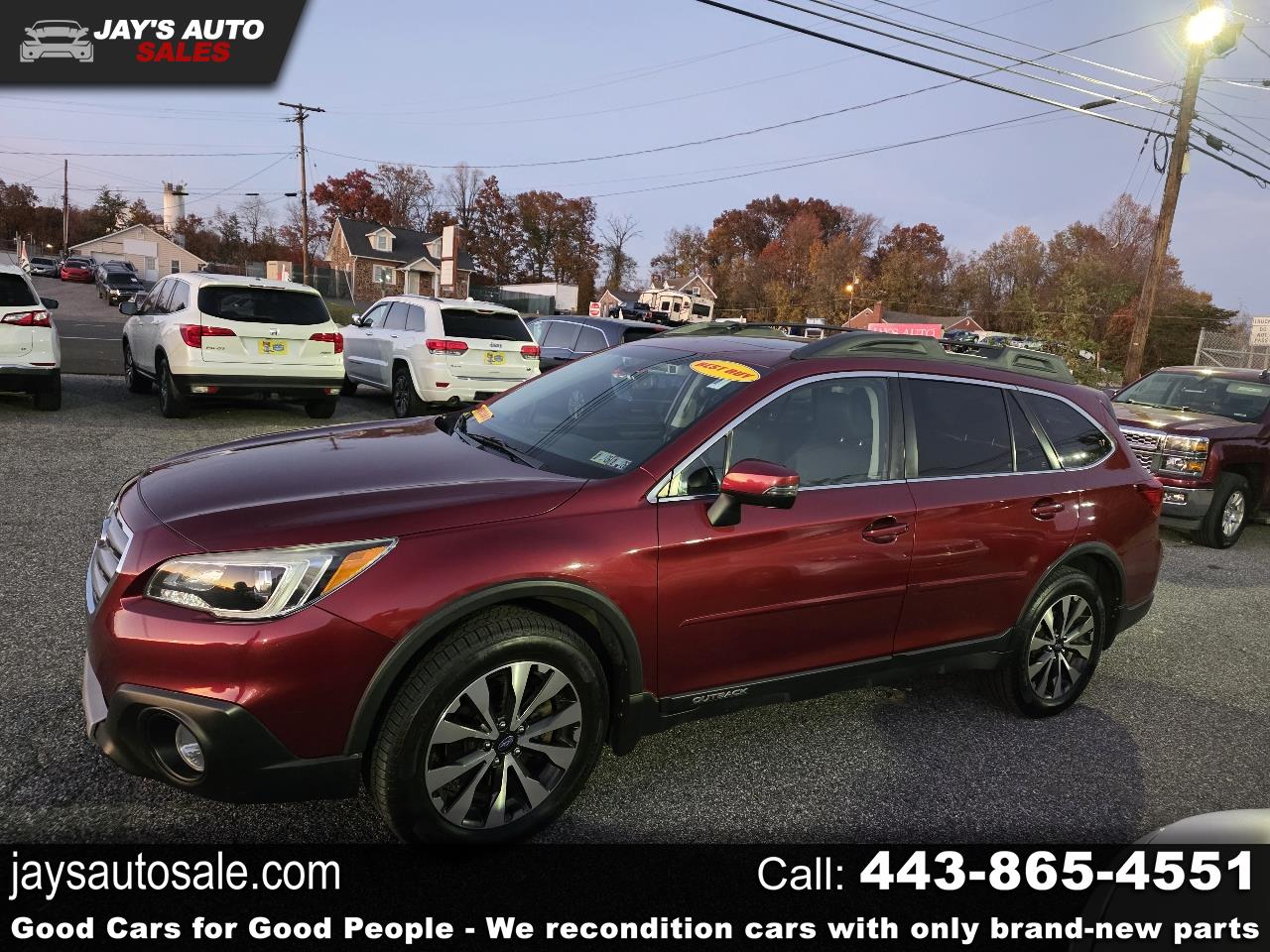 2016 Subaru Outback 2.5i Limited