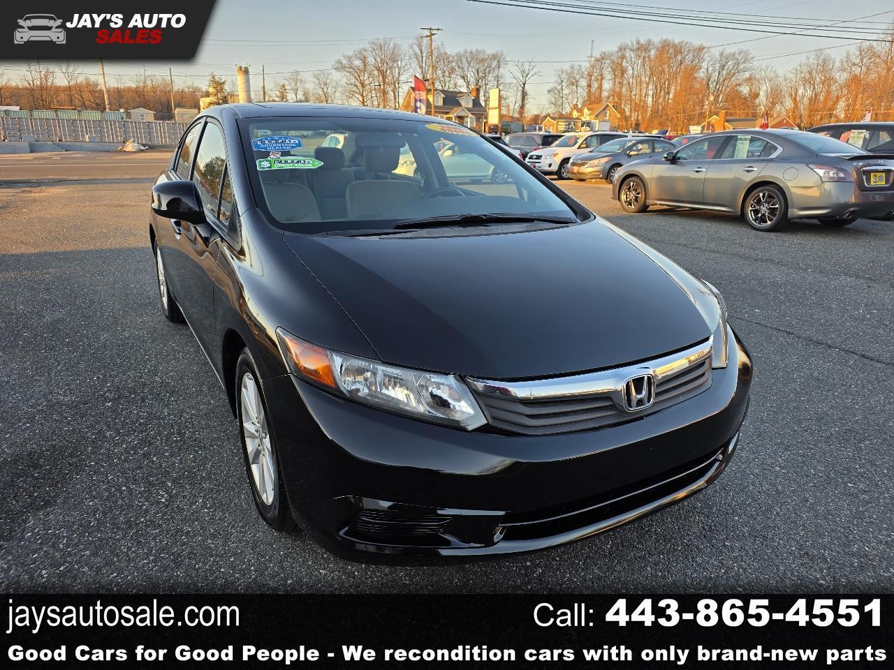 Honda Civic EX Sedan 5-Speed AT 2012