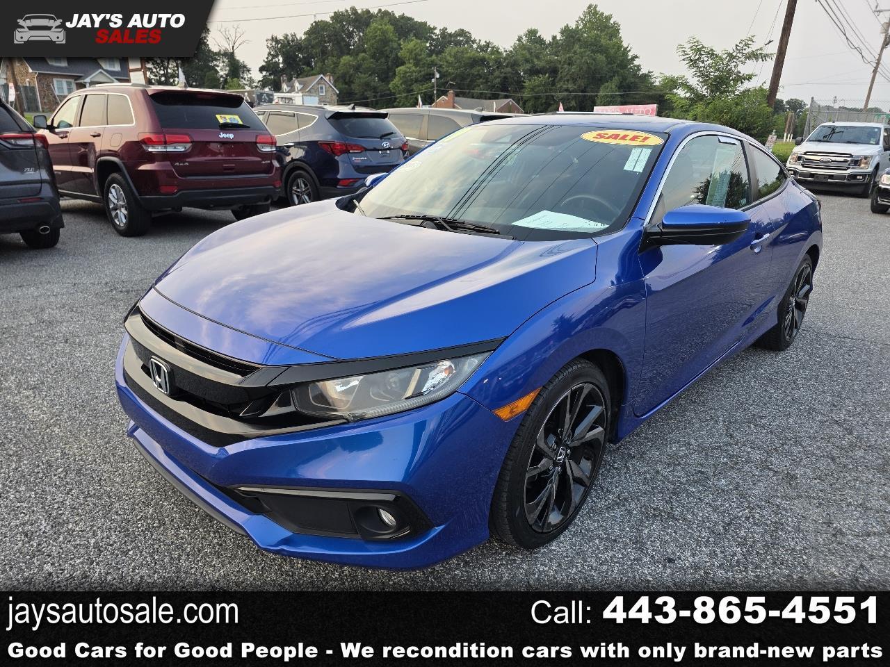 Honda Civic Sport 2D Coupe at 2019