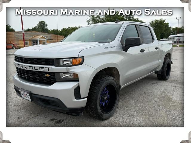 Silver 2019 Chevrolet Silverado 1500 Pickup Truck Four-Wheel Drive Automatic