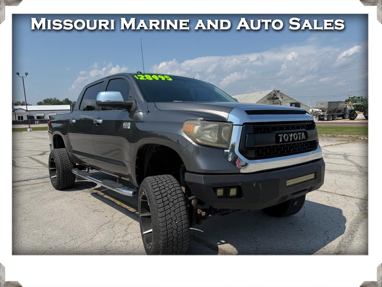 Gray 2016 Toyota Tundra Pickup Truck Four-Wheel Drive Automatic
