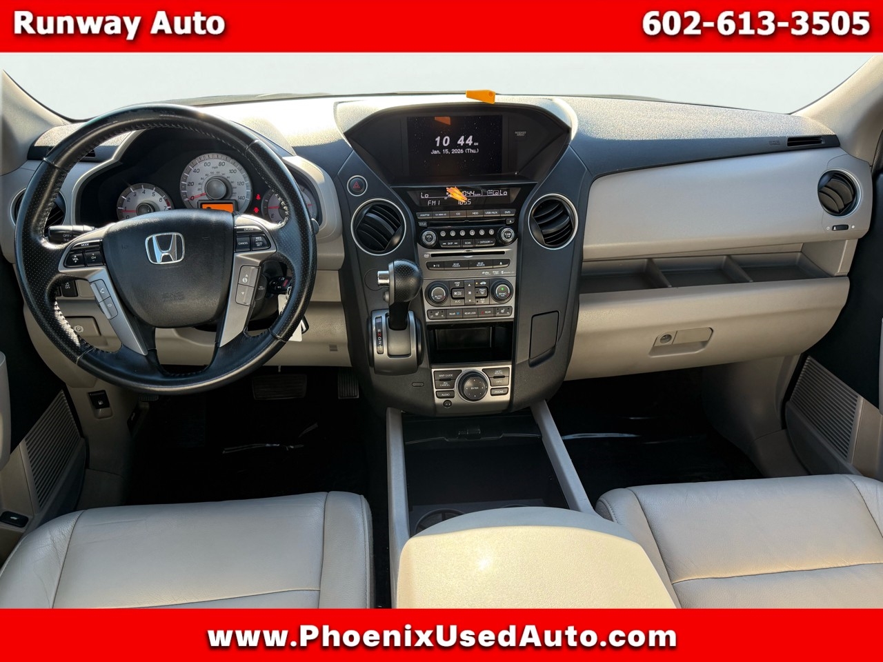 Honda Pilot 2WD 4dr Touring w/RES & Navi 2012