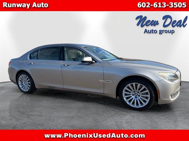 Gold 2009 BMW 7 Series 750Li RWD Sedan Rear-Wheel Drive Automatic