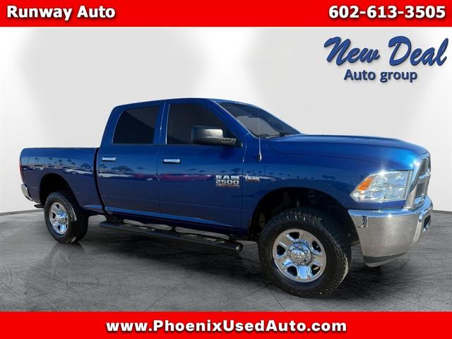 Blue 2017 RAM 2500 SLT Crew Cab 4WD Pickup Truck Four-Wheel Drive Automatic