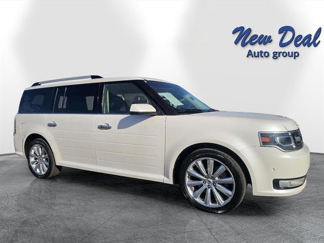 White 2018 Ford Flex Limited AWD SUV / Crossover All-Wheel Drive Automatic