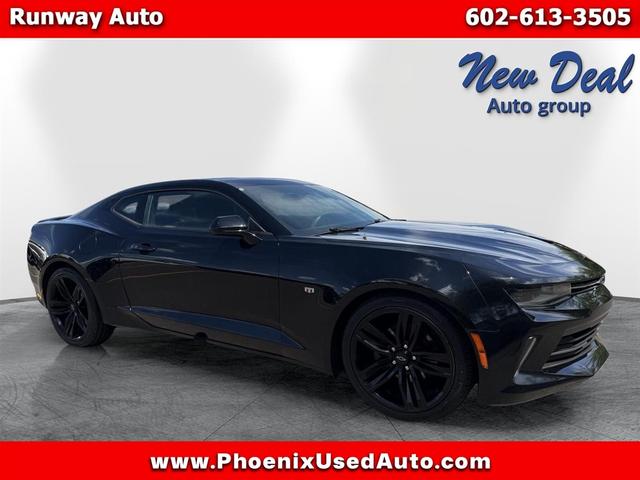 Black 2017 Chevrolet Camaro Coupe Rear-Wheel Drive Automatic