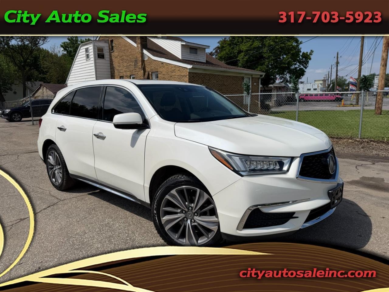 2018 Acura MDX 9-Spd AT w/Tech Package