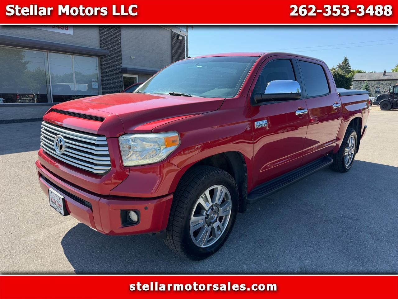 2014 Toyota Tundra 4WD Truck CrewMax 5.7L FFV V8 6-Spd AT Platinum (Natl)