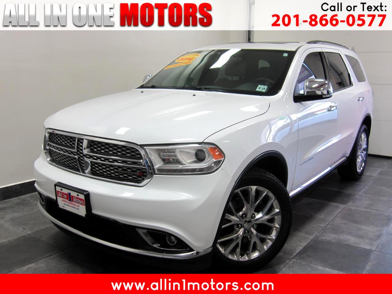 Used 2014 Dodge Durango Awd 4dr Citadel For Sale In North Bergen