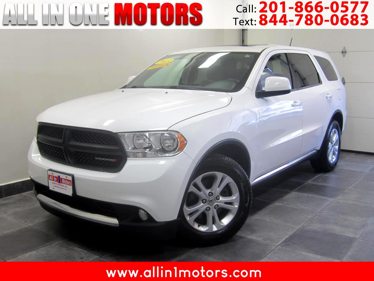 Used 2013 Dodge Durango AWD 4dr SXT for Sale in North Bergen NJ 07047
