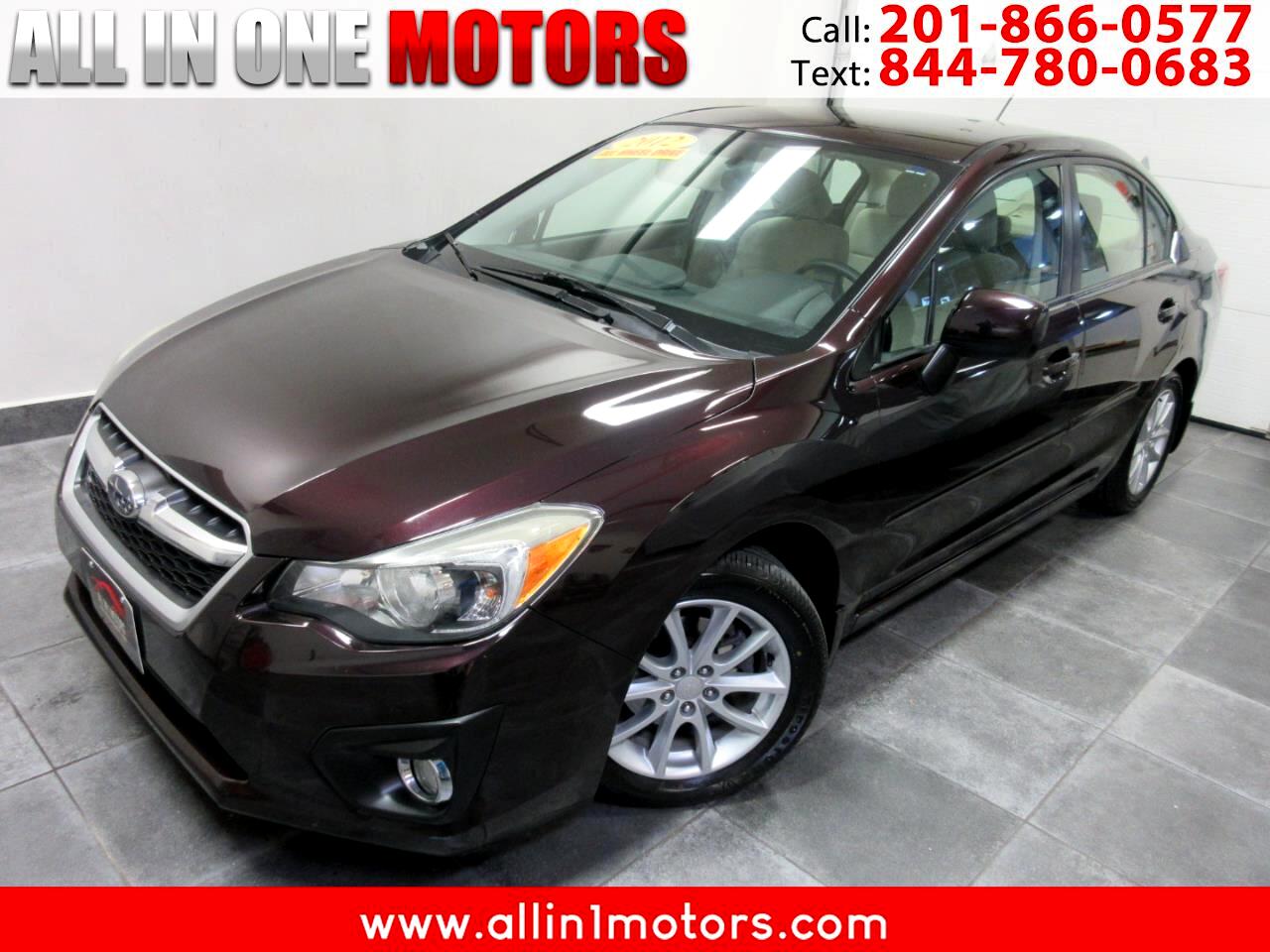 Subaru Impreza Sedan 4dr Auto 2.0i Premium 2012