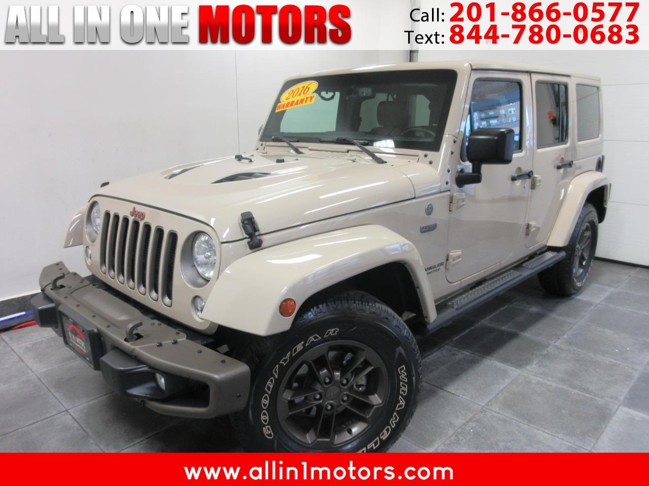 Jeep Wrangler Unlimited 4WD 4dr 75th Anniversary 2016