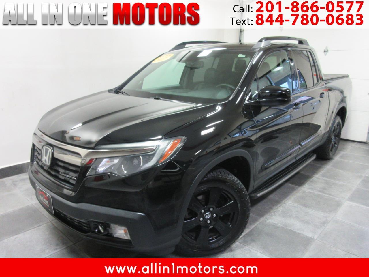 2017 Honda Ridgeline Black Edition 4x4 Crew Cab 5.3' Bed