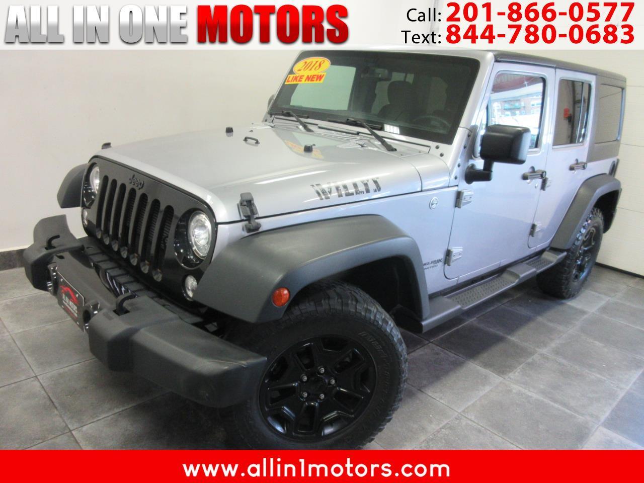 Jeep Wrangler JK Unlimited Willys Wheeler W 4x4 2018