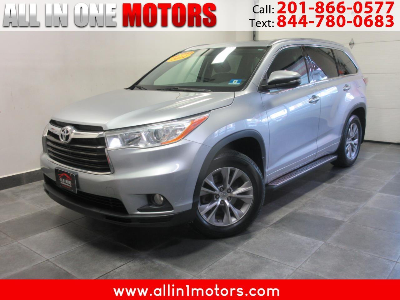 Toyota Highlander AWD 4dr V6 XLE (Natl) 2014