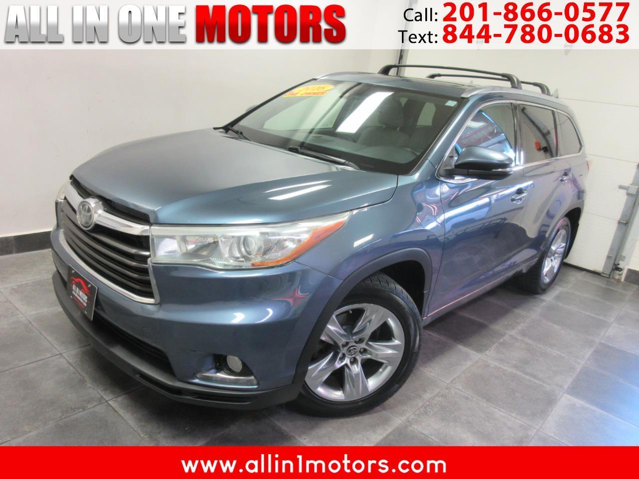 Toyota Highlander AWD 4dr V6 Limited Platinum (Natl) 2016