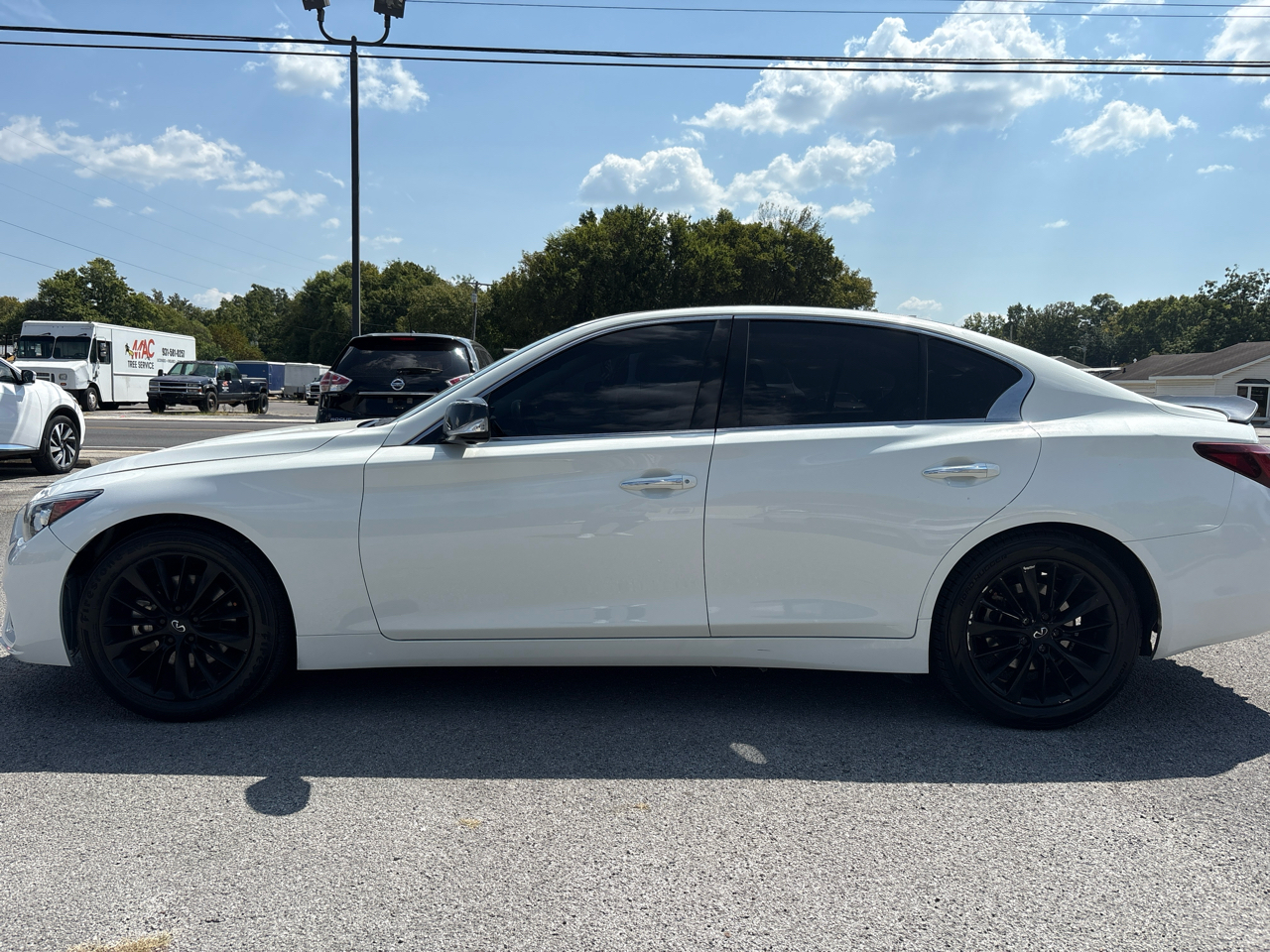 Used 2021 INFINITI Q50 LUXE with VIN JN1EV7BPXMM705495 for sale in Tullahoma, TN